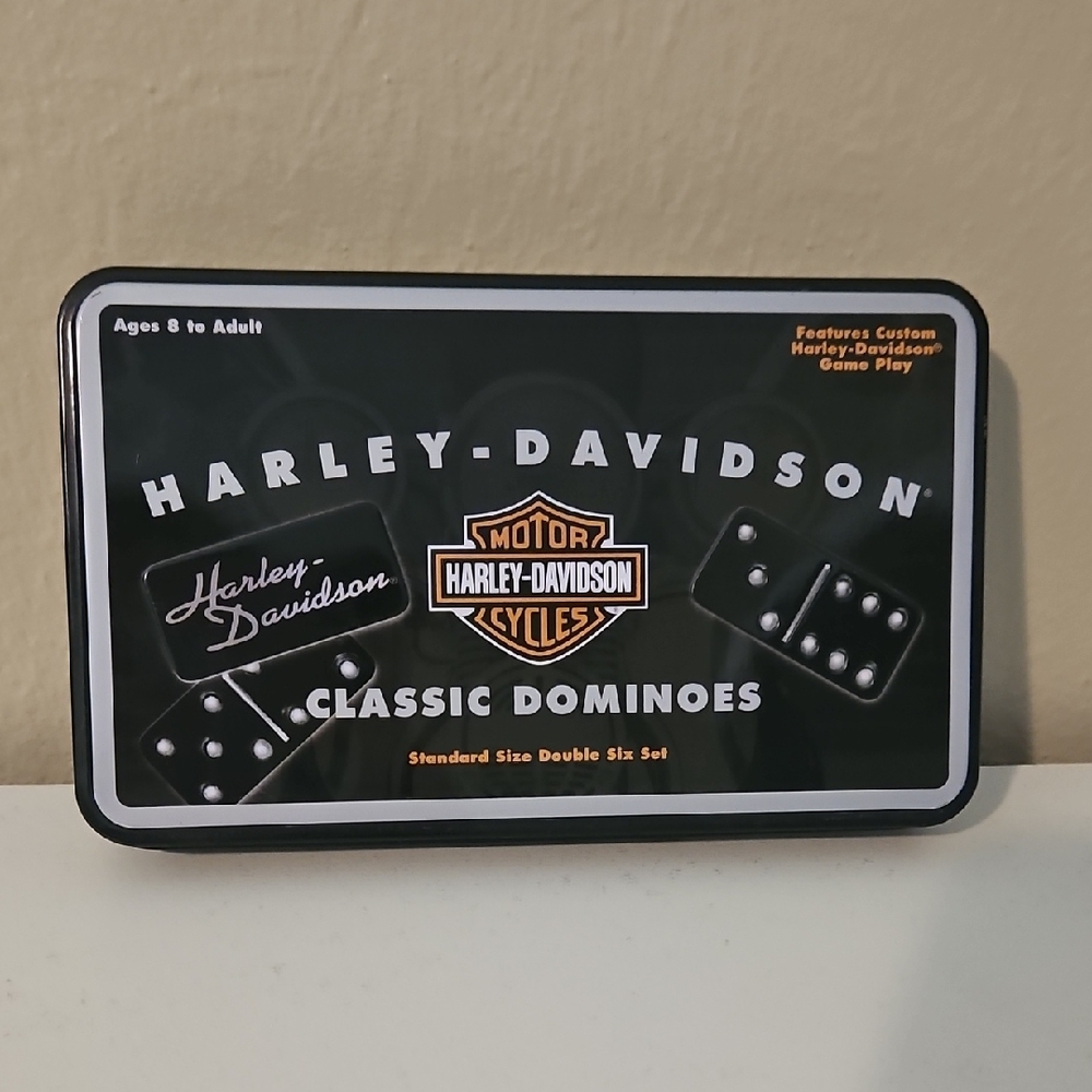 Unopened Harley-Davidson Dominoes Set